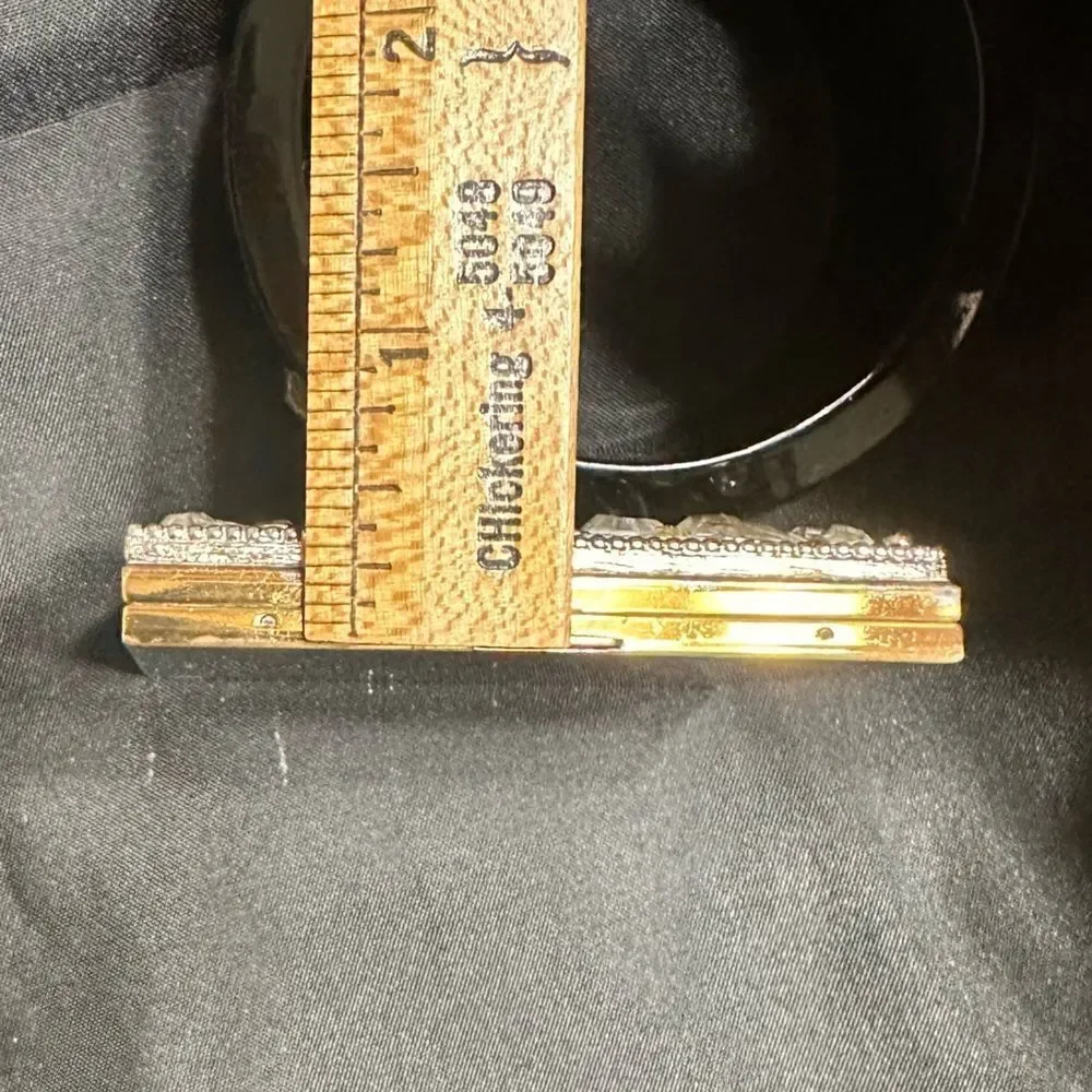 Vintage 1950s Marhill Diamanté Rhinestone Powder Compact - Picture 9 of 10